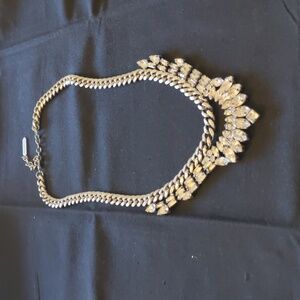 S&D Crystal Bib Statement Neclace